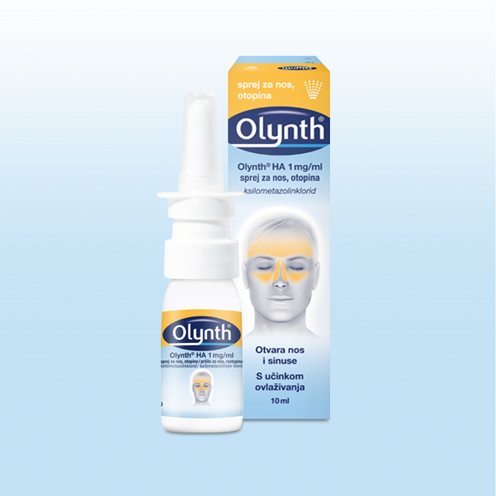 Olynth HA 1 mg/ml sprej za nos, otopina